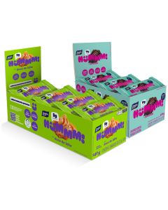 Kit 2 Displays Hummm! Snack Proteico Sabor Brownie e Doce de Leite - Caixa com 12 unidades