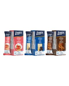 Kit 3 Cx de Barra de Cereal 3 Grãos Integrais Linea Sabor Morango com Iogurte, Trufa de Chocolate e Cookies’n Cream 3 un