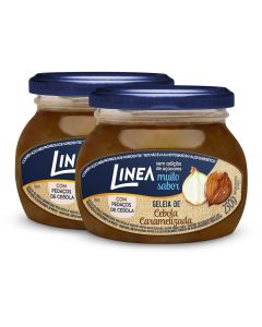 Kit 2 Geleias Linea Sabor Cebola Caramelizada de 230g