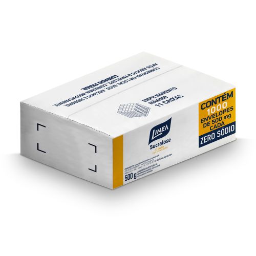 Adoçante Sucralose Institucional em pó Linea 1000 Sachês de 500mg Edição Especial Copa do Mundo 2026