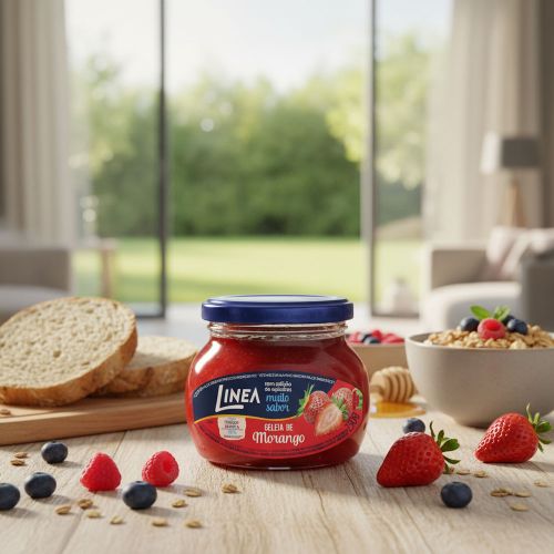 Kit 2 Geleias Linea Sabor Morango de 230g