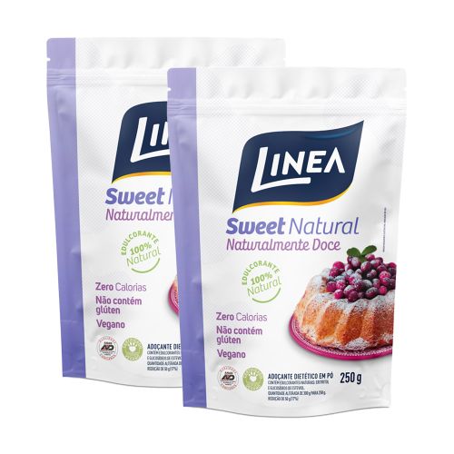 Kit 2 Adoçantes Sweet Natural Culinário Linea de 250g