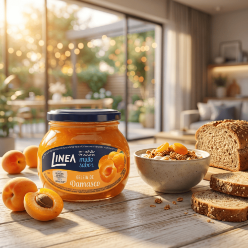 Kit 2 Geleias Linea Sabor Damasco de 230g