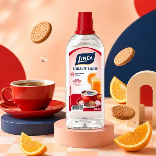 Adoçante Sacarina Líquido Linea de 100ml