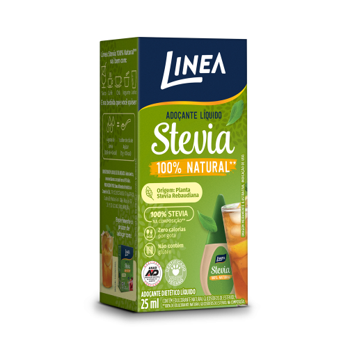 Adoçante Stevia Líquido Linea de 25ml