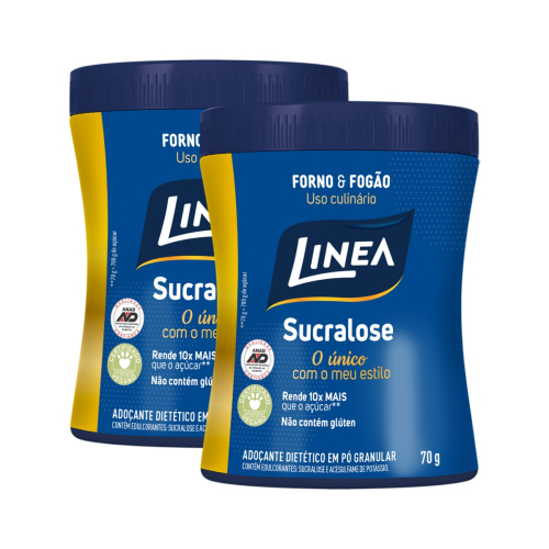 Kit 2 Adoçantes Culinários Sucralose Linea de 70g