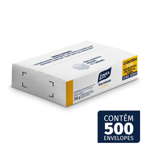 Adoçante Sucralose Institucional em pó Linea 500 Sachês de 500mg