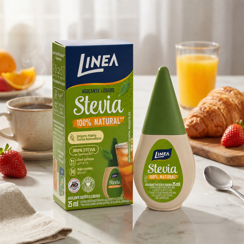 Adoçante Stevia Líquido Linea de 25ml