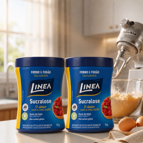 Kit 2 Adoçantes Culinários Sucralose Linea de 70g