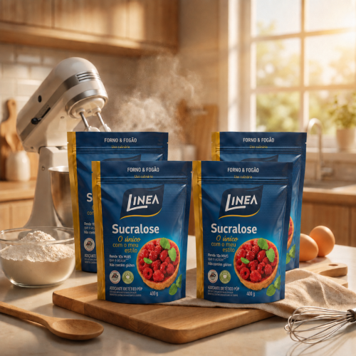 Kit 4 Adoçantes Culinários Sucralose Linea de 400g