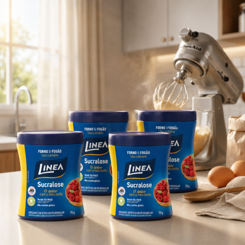 Kit 4 Adoçantes Culinários Sucralose Linea de 70g