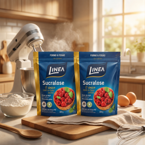 Kit 2 Adoçantes Culinários Sucralose Linea de 400g