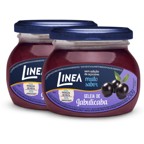 Kit 2 Geleias Linea Sabor Jabuticaba de 230g