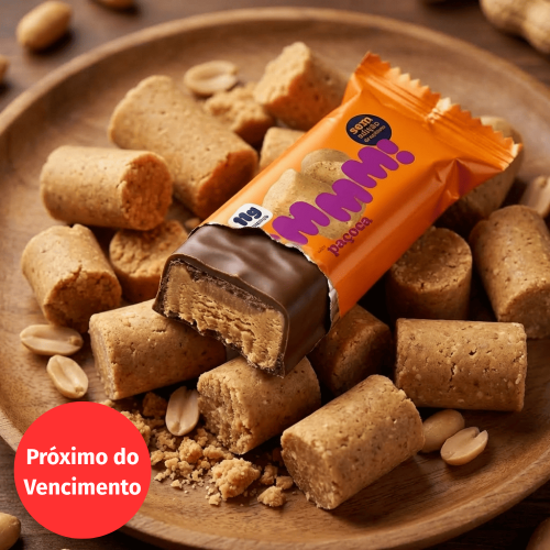 Validade 18/10/2026 - Hummm! Snack Proteico Sabor Paçoca de 35g