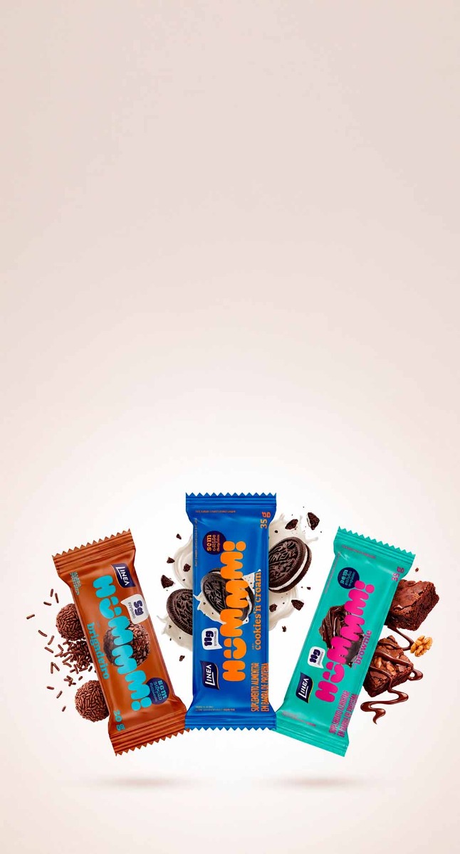 Docinhos e Snacks Proteicos Deliciosos! kit-3-cookiesn-cream-brigadeiro-brownie-mobile