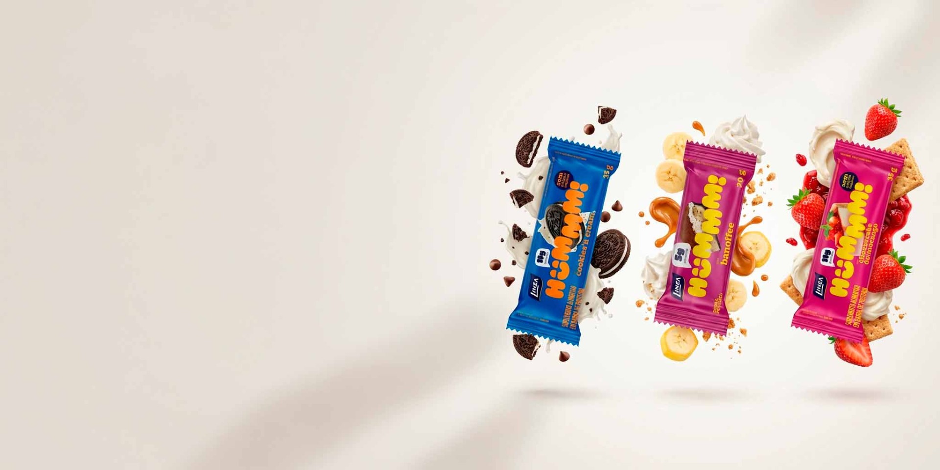 Docinhos e Snacks Proteicos Deliciosos! kit-3-cookiesn-cream-morango-banoffee-desktop